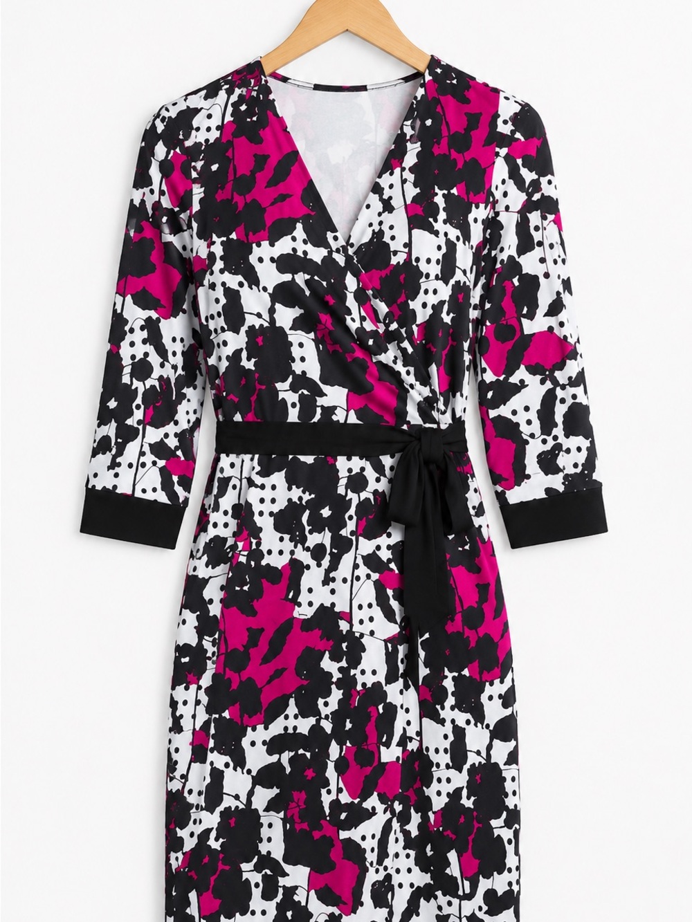 Diane von Furstenberg Julian Jersey Silk Wrap Dress Luxury Timeless Career Sz 4